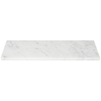 Shower Niche Shelf Italian White Carrara Polished Marble Stone Tile 5/8 inch Thick 